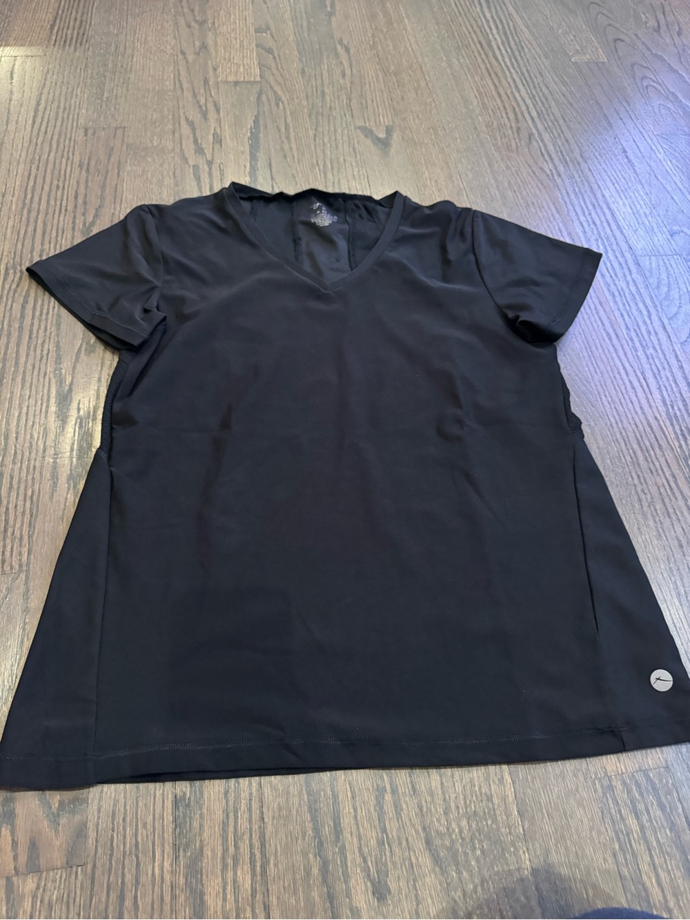 Gottex Black V-Neck Athletic Tee